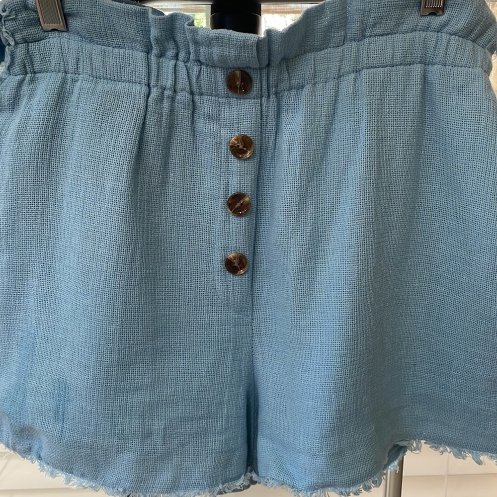 Something Navy Ryan Paperbag Shorts Size Large